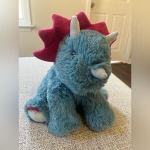 Warmies Triceratops Dinosaur Plush Microwaveable Scented Lavender Flax Comfort